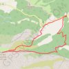 Trace GPS Pic des Mouches (Sainte Victoire), itinéraire, parcours