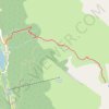 Trace GPS De fabrèges à la cabane de Lurien, itinéraire, parcours