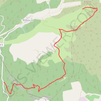Trace GPS Le Vallon de Vignole - retour, itinéraire, parcours
