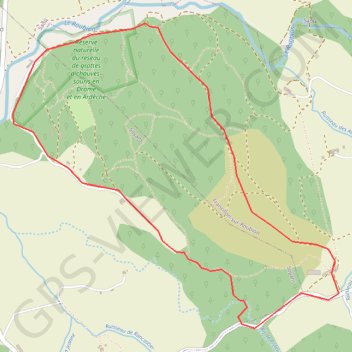 Trace GPS Le Grand Quinson, itinéraire, parcours