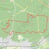 Trace GPS Fontainebleau Bourron-Marlotte Long Rocher, itinéraire, parcours