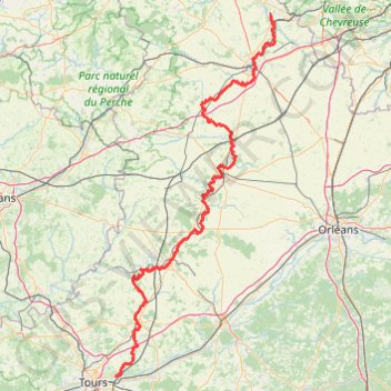 Trace GPS GR 655 _ Compostelle via Turonensis, itinéraire, parcours