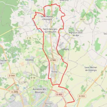 Trace GPS Les pommiers de Saint-Martin, itinéraire, parcours