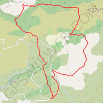 Trace GPS Circuit de la Malle par le parc aventure, itinéraire, parcours