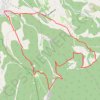 Trace GPS Le Beaucet-Venasque, itinéraire, parcours