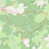 Trace GPS Le Prieuré de Saint-Angel - Pays de Haute Corrèze, itinéraire, parcours