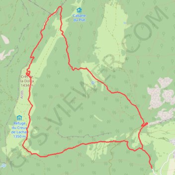 Trace GPS La Montagne de Bange depuis Montagny, itinéraire, parcours