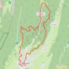 Trace GPS Randonnée au plateau de Gèves vers Autrans (Vercors), itinéraire, parcours