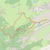 Trace GPS Samoëns, Golèse Bostan lac des Verdets, itinéraire, parcours
