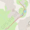 Trace GPS Randonnée au lac du goléon, itinéraire, parcours