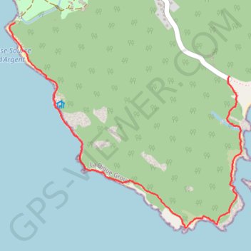 Trace GPS Randonnée Grande Anse - Anse Marron - Anse Source d'Argent, itinéraire, parcours