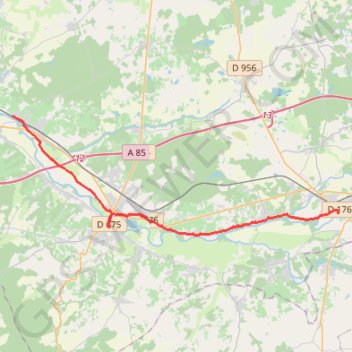 Trace GPS 12 Thésée-Selles sur Cher: 24.40 km, itinéraire, parcours