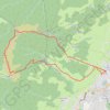 Trace GPS Balade au dessus de Megève, itinéraire, parcours