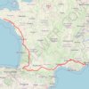 Trace GPS Quimperlé -> Nice (1 820,5 km), itinéraire, parcours