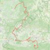 Trace GPS Raid dentelles de Montmirail, itinéraire, parcours