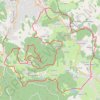 Trace GPS Monts de Guéret - Sainte-Feyre, itinéraire, parcours