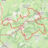Trace GPS Saint-Marcel-de-Félines, Néronde, Bussières, Sainte-Colombe-sur-Gand, Saint-Just-la-Pendue, itinéraire, parcours
