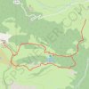Trace GPS Le Rocher d'Aran - Bilhères-en-Ossau, itinéraire, parcours