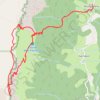 Trace GPS La Peyrouse par les pas de Serre Brion et Etoupe (Vercors), itinéraire, parcours