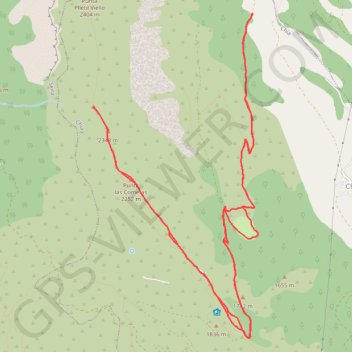 Trace GPS Sierra de Chía, itinéraire, parcours