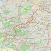 Trace GPS GR22-1-1 De Paris au Mont-Saint-Michel, Paris - Versailles, itinéraire, parcours