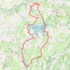 Trace GPS Le Lévézou, pays des lacs - Pont-de-Salars, itinéraire, parcours