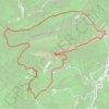Trace GPS Col du Cayron - Col d'Alsau - Grand Montmirail, itinéraire, parcours