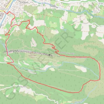 Trace GPS Buis les Baronnies - Le Saint Julien, itinéraire, parcours