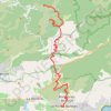 Trace GPS 2ème étape de la traversée du massif des Maures jusqu'à Saint Tropez, itinéraire, parcours