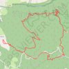 Trace GPS Gorges de la Jonte - Alayrac, itinéraire, parcours