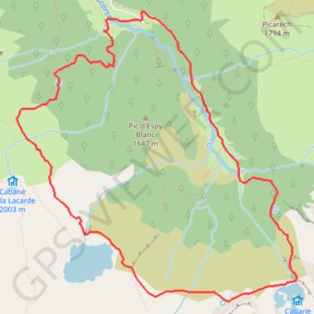 Trace GPS Randonnée Alet - La Hilette, itinéraire, parcours