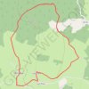 Trace GPS Randonnée sur le Plateau de Cherrier, itinéraire, parcours