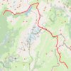 Trace GPS Traversée de l'Oisans en Snowkite, itinéraire, parcours