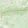 Trace GPS Traversée du Grand Lubéron, itinéraire, parcours