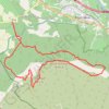 Trace GPS Mont Aurelien depuis Trets, itinéraire, parcours