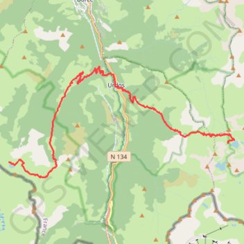 Trace GPS Refuge d'Arlet - Lacs d'Ayous, itinéraire, parcours