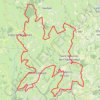 Trace GPS À travers le bocage du Brionnais - Saint-Martin-de-Lixy, itinéraire, parcours