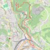 Trace GPS Pertes de la Valserine - Barrage de Métral, itinéraire, parcours