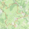 Trace GPS Cremeaux marche des Violettes, itinéraire, parcours