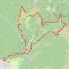 Trace GPS Col du Mistral - Agay, itinéraire, parcours