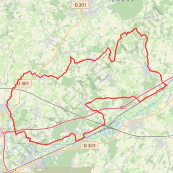 Trace GPS Savigne l Eveque-1, itinéraire, parcours