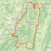 Trace GPS Gevingey - Geruge - Àrthenas - Augisey - Rotalier, itinéraire, parcours