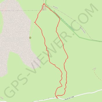 Trace GPS Puy de Manse, itinéraire, parcours