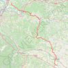 Trace GPS La Lande de Fronsac vers Fourques sur Garonne, itinéraire, parcours