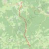 Trace GPS Bibracte - Arleuf, itinéraire, parcours