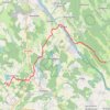 Trace GPS Courtenay - Lhuis, itinéraire, parcours