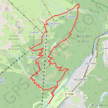 Trace GPS La Flégère, itinéraire, parcours