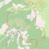 Trace GPS Les Salces - Courcol - Tedenat - Col du Vent, itinéraire, parcours