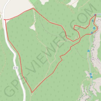 Trace GPS La vallis Clausa, itinéraire, parcours