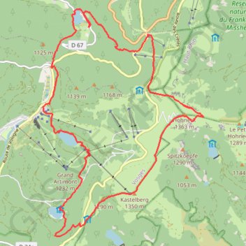 Trace GPS Kastelberg Marche buissonniére, itinéraire, parcours
